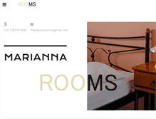 Tablet Screenshot of mariannarooms.com